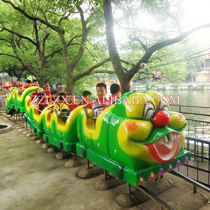 Funfair Rides Portable Cheap Mini Roller Coaster Wacky Worm Small ...