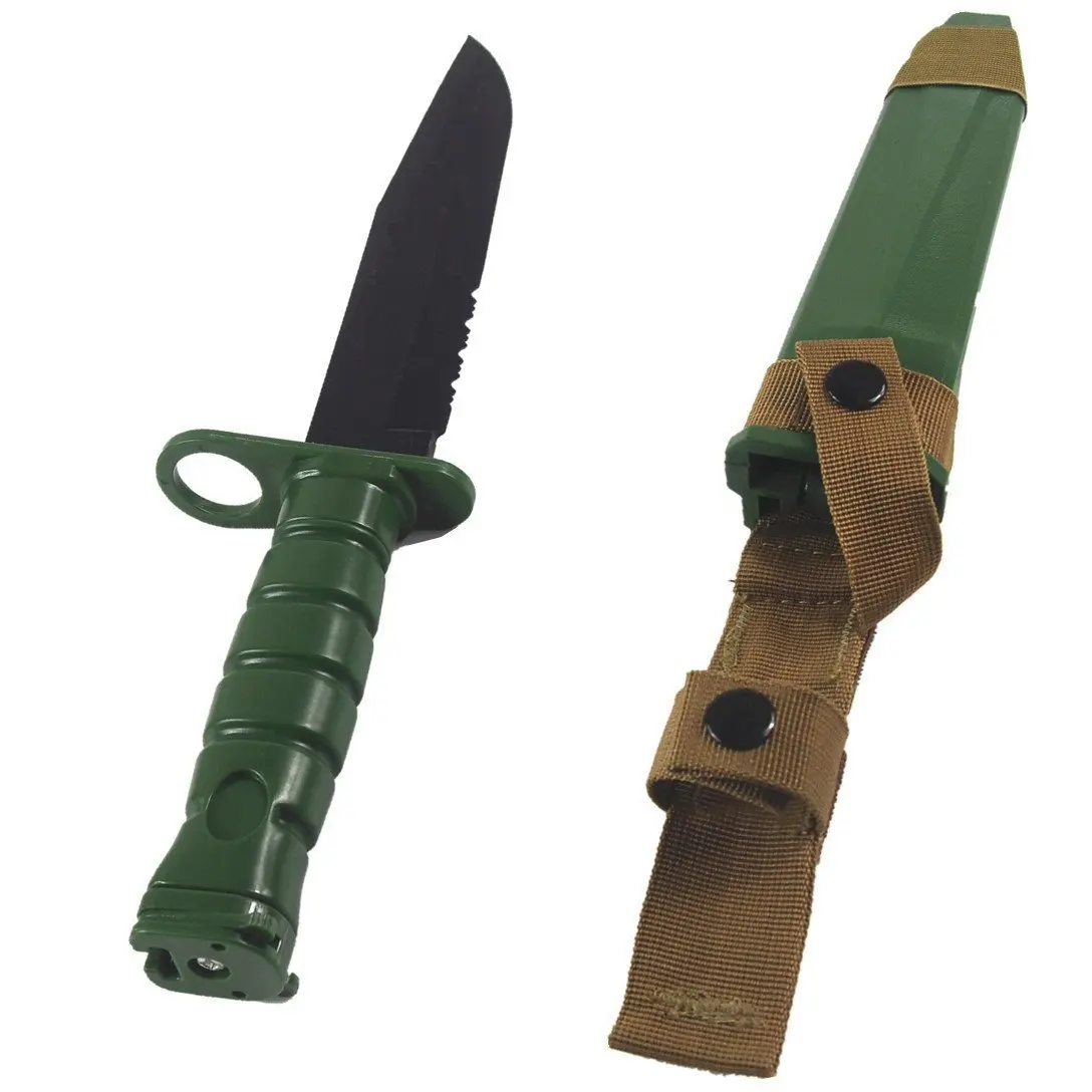 Детский нож. Tactical Knife Scabbard. M10 штык нож. Bayonet Combat Knife. Нож армейский (Olive).