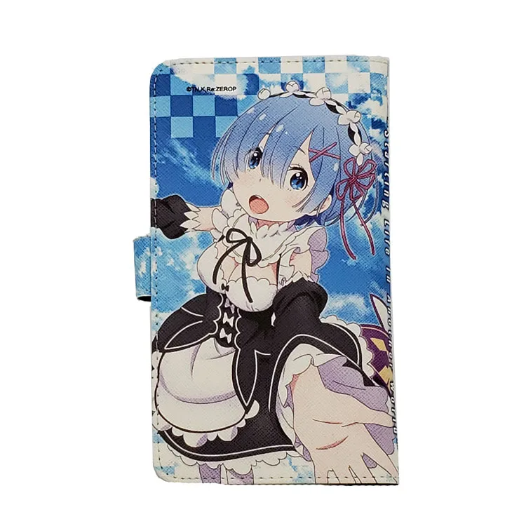Sublimation Colored Print Cartoon Adhesive Sticker PU Leather Phone Case for iPhone 5.8 6.1 6.5 inch