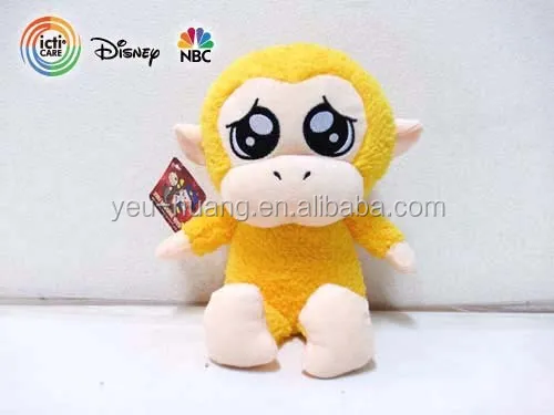 yellow monkey stuffed animal