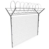 y-top chain link wire security fence