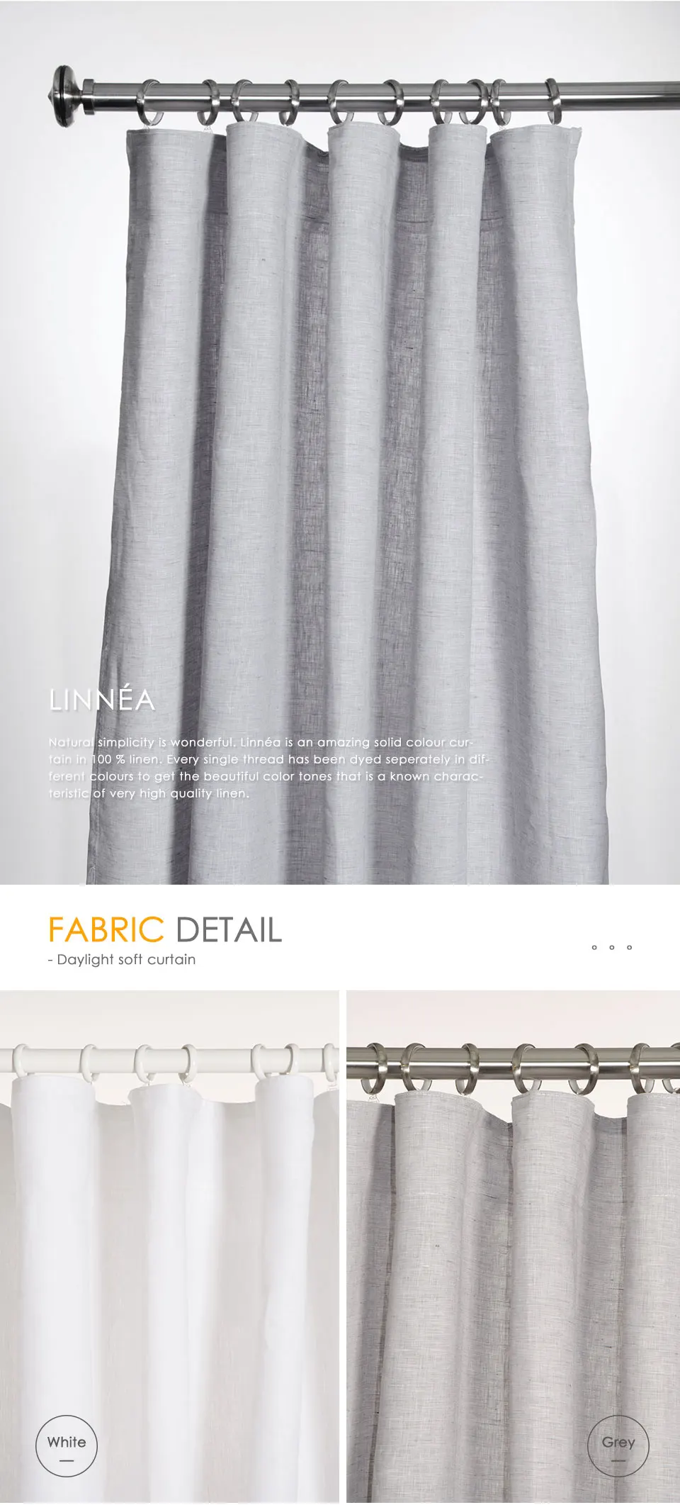 Morden Design Solid Color Grey Daylight Curtains For Living Room White Curtain Window Buy Curtain Window