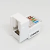 White Cat6 RJ45 UTP coupler cat 6 connector