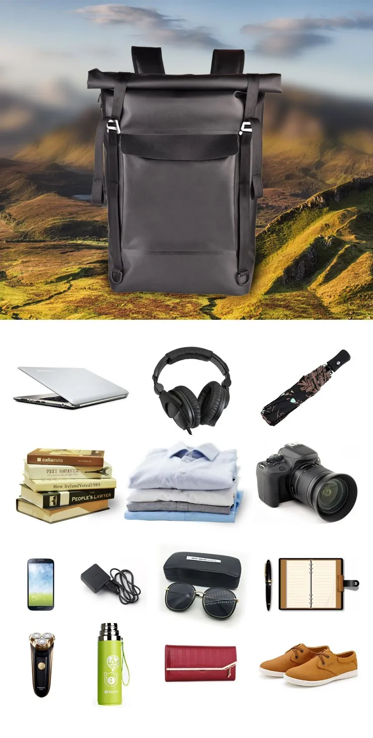 Dry Bags Waterproof Backpack,Dry Backpack 500d Pvc Heavy Duty Rolltop Closure With Zipper