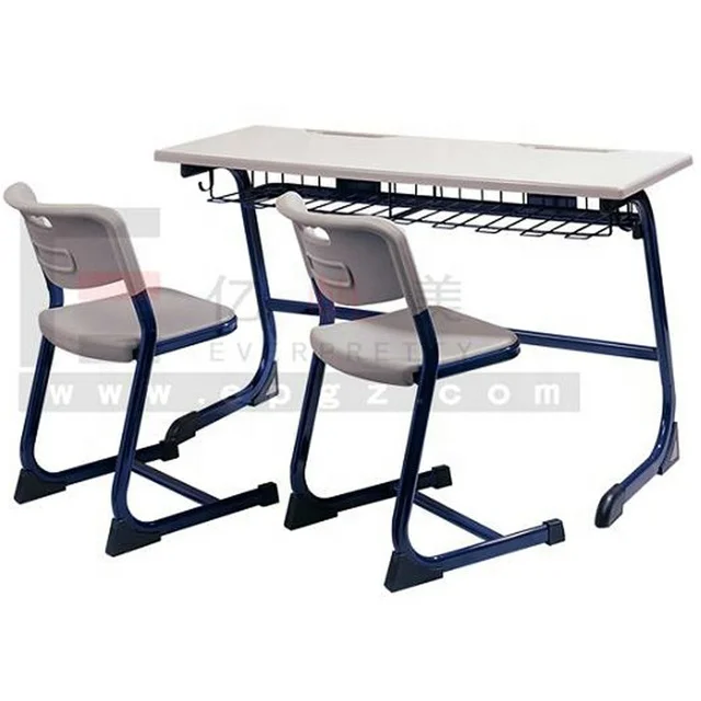 Modern School Teen Desks And Chairs Double Lovers Chair Table Two