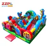 Adults And Kids Customized Inflatable Amusement Playground bounce castle funny city On Sale