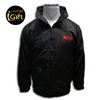 big logo web site advertising black custom windbreakers