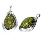PD95 Free Size Gemstone Silver Jewelry
