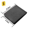 ES W-6004 Real carbon fiber slim credit driving license card wallet