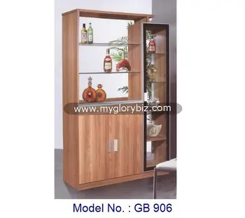 Elegant Design Wood Display Cabinet Living Room Cabinet Furniture