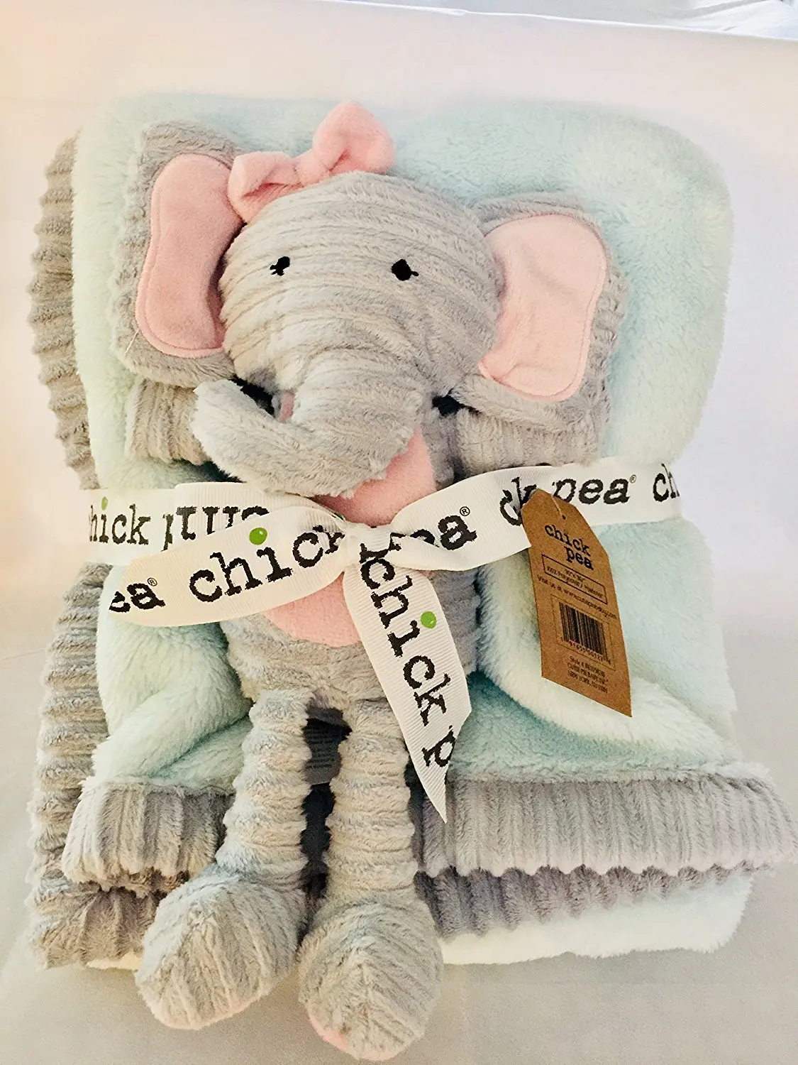 chick pea baby blanket elephant