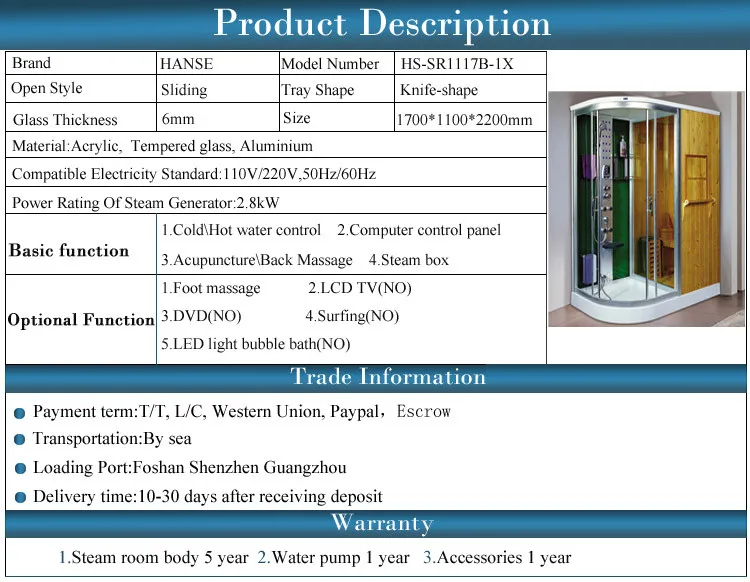 Cold sauna,steam shower sauna combos,steam sauna shower combination