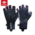 2017 Santic Women Bike Gloves Half Finger Racing Outdoor Sports Summer Tour De France Downhill Fixed