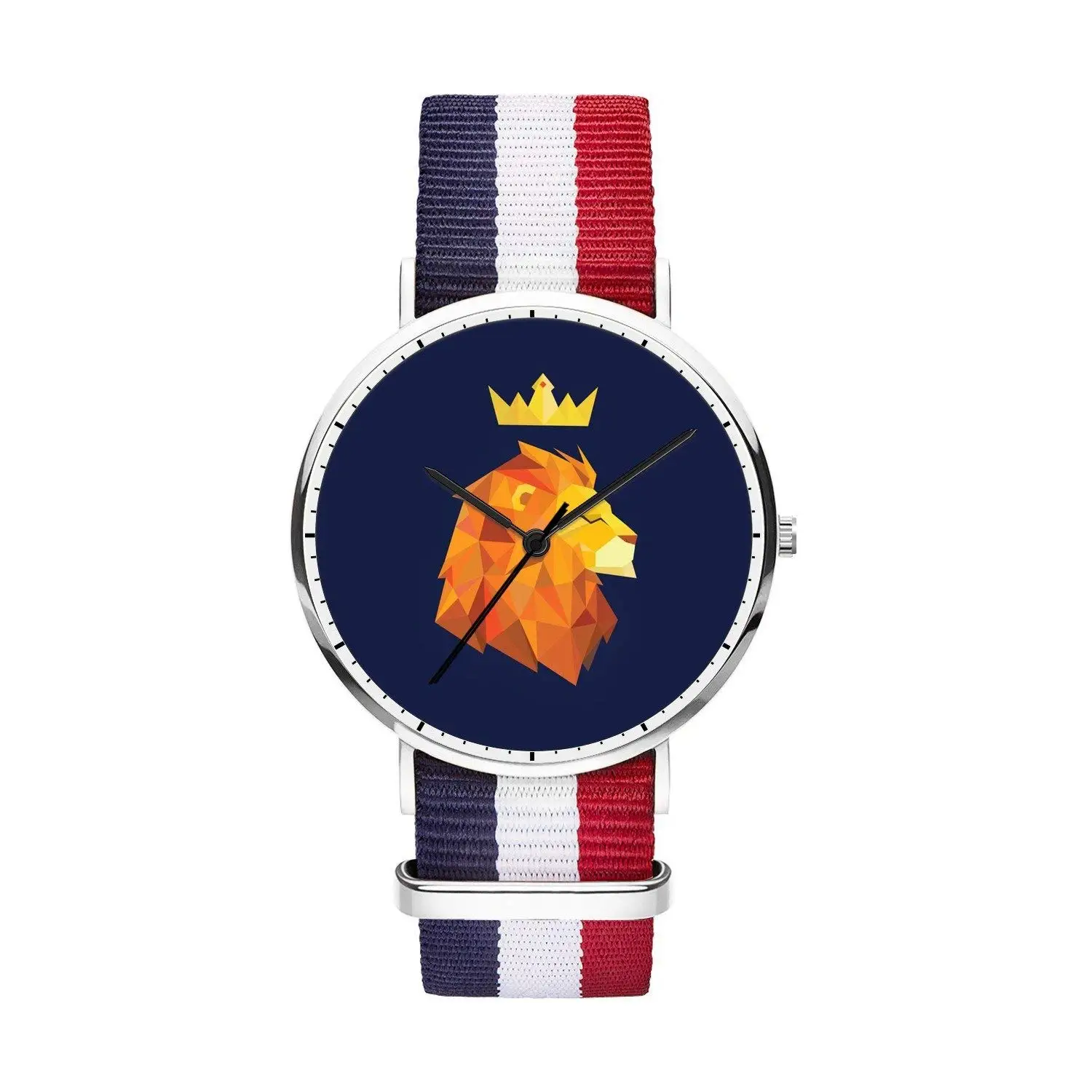FELOOWSE Girls Watches, Women Watches, Sliver Slim Minimalist Imported Japanese Quartz Practical Waterproof Unique Personalized Youth Fashion Design Cute Watches for Women.- Lion