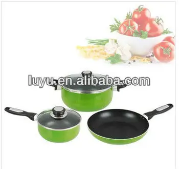 Ceramic Cookware Set With 2pc Frying Pan 2pc Sauce Pot Germany