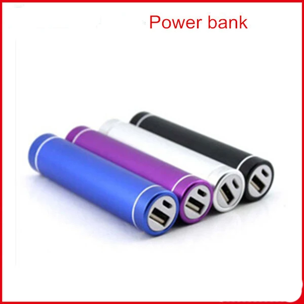 2016 New inventions tube cylinder shape universal portable power bank 2600mah powerbank