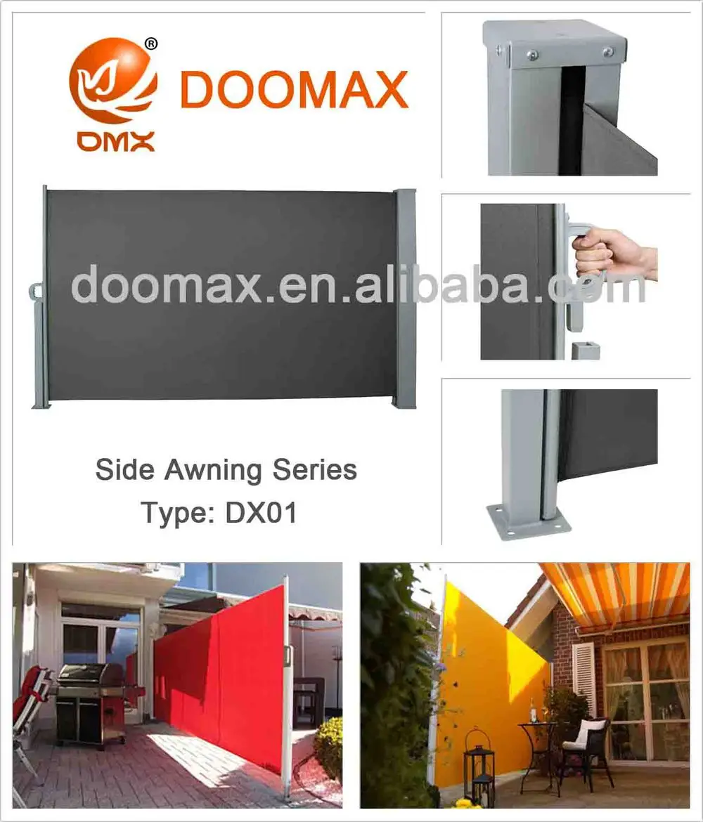 Dx01 Modern Manual Retractable Side Awning Outdoor Landscaping,Sun ...