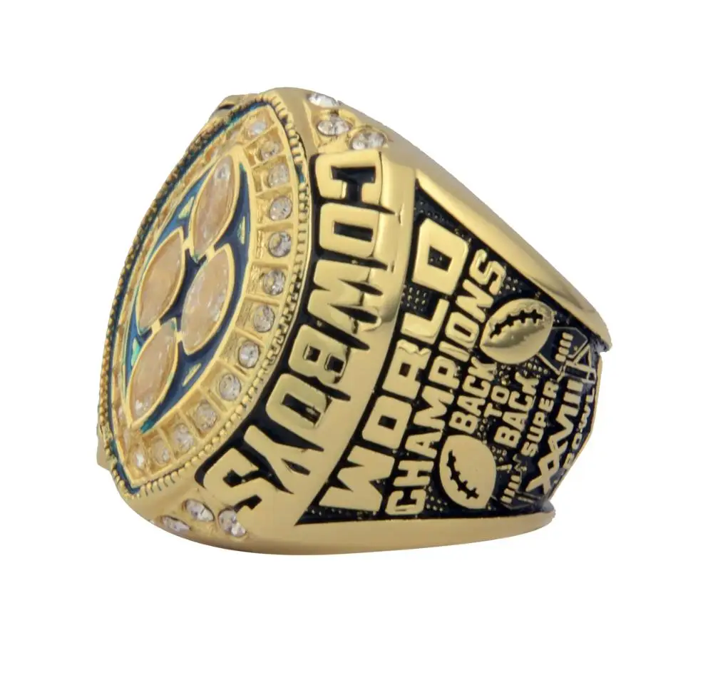 Promotional item custom logo boxing championship rings stainless steel custom rings