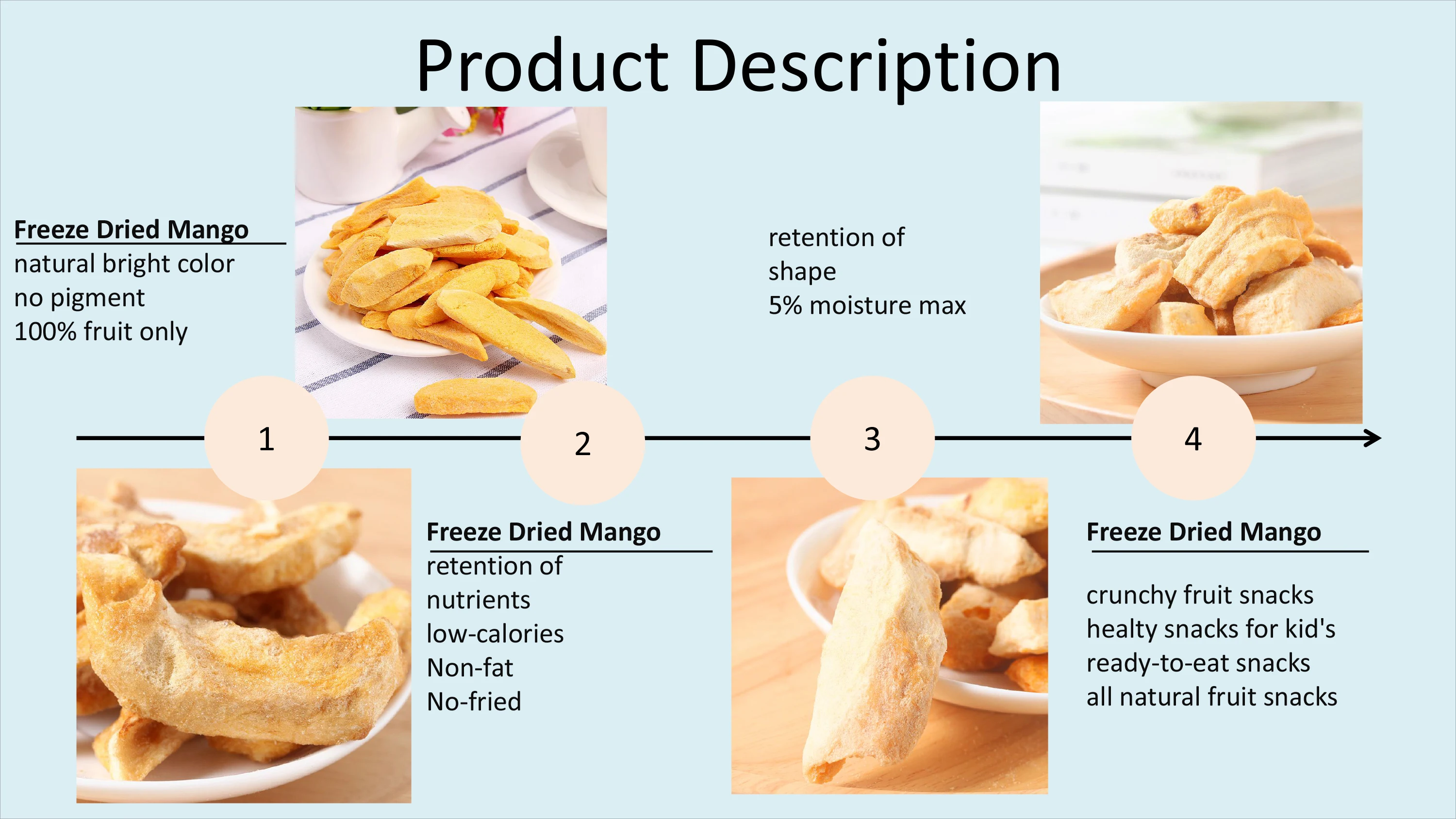  Organic dried mango dried mango no sugar