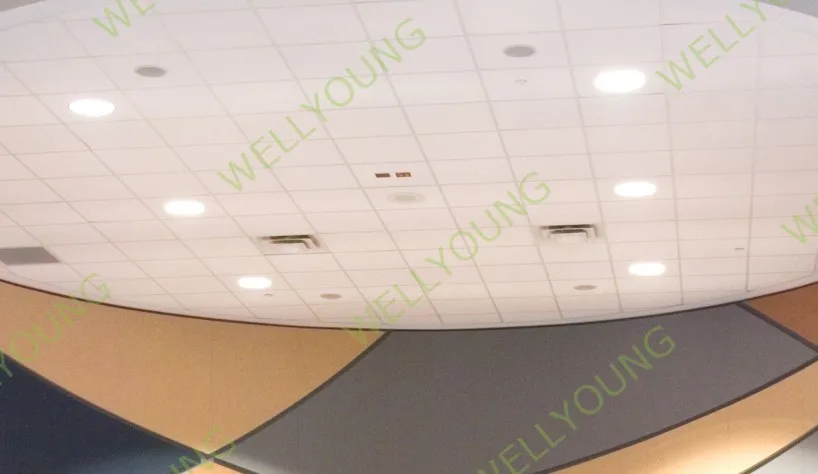 Sound Control Polyester Fiber Acoustic Fiberglass Panel Ceiling - Buy ...