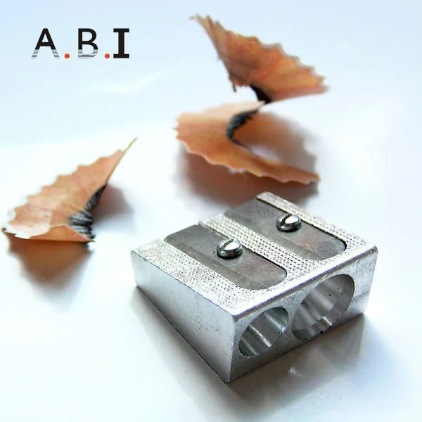 Aluminum Metal Pencil Sharpener Buy Aluminum Two Hole Sharpener