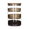 Wholesale Factory Supply Foldable Luxury Glass Food Storage Jar