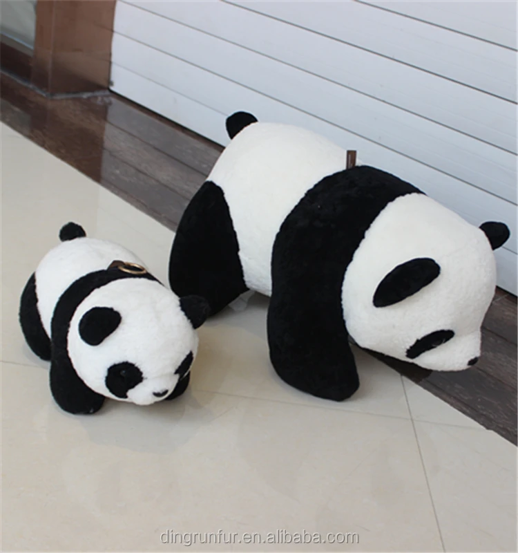 Custom Made Genuine Sheepskin Stuffed Panda Doll Real Fur Animal Toys Buy Real Fur Plush Toys Animal Toys Panda Doll Product On Alibaba Com