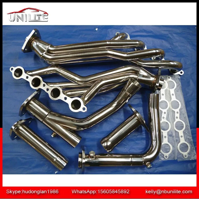 Stainless Steel Long Tube Headers & Y Pipe For Chevy Silverado Gmc