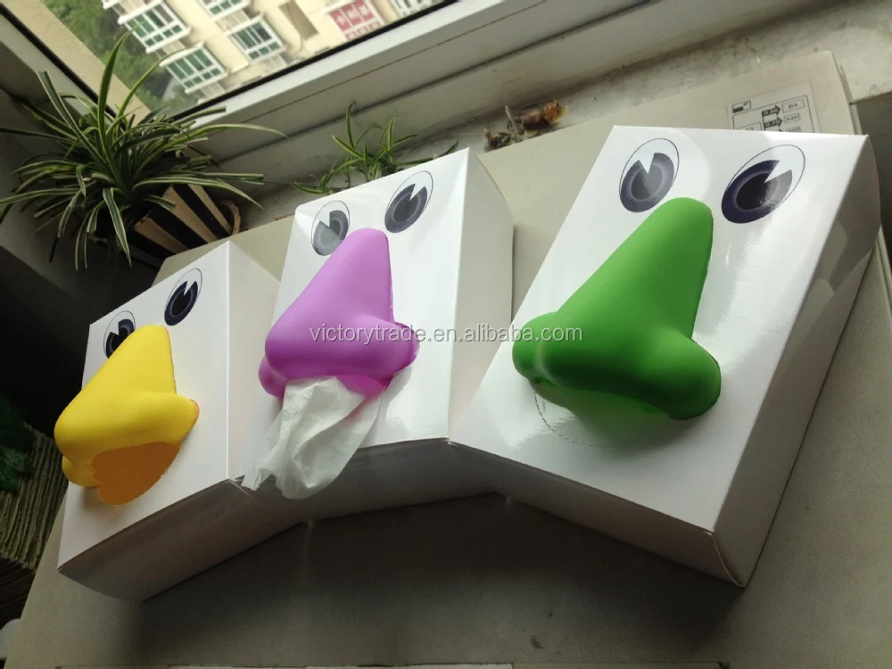 V Pt 01 Promotional Custom Printed New Design 3d Nose Facial Paper Tissue Box Buy 3d Promotion 4964