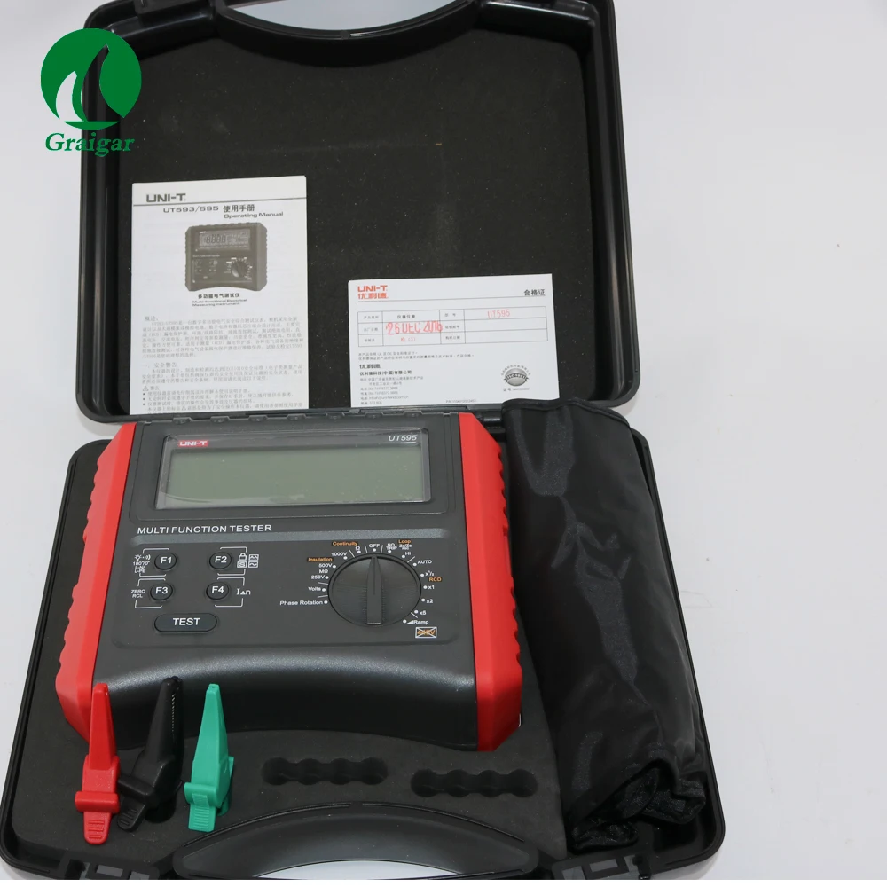 Unit Ut595 Multifunction Installation Tester Earthing Continuity