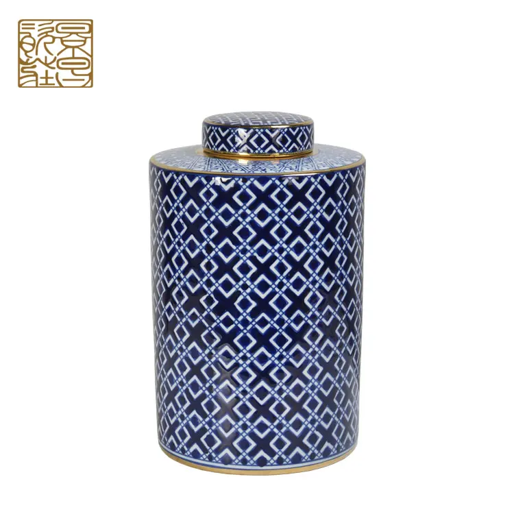 Wholesale Chinese Home Decorative Ceramic Custom Blue And White