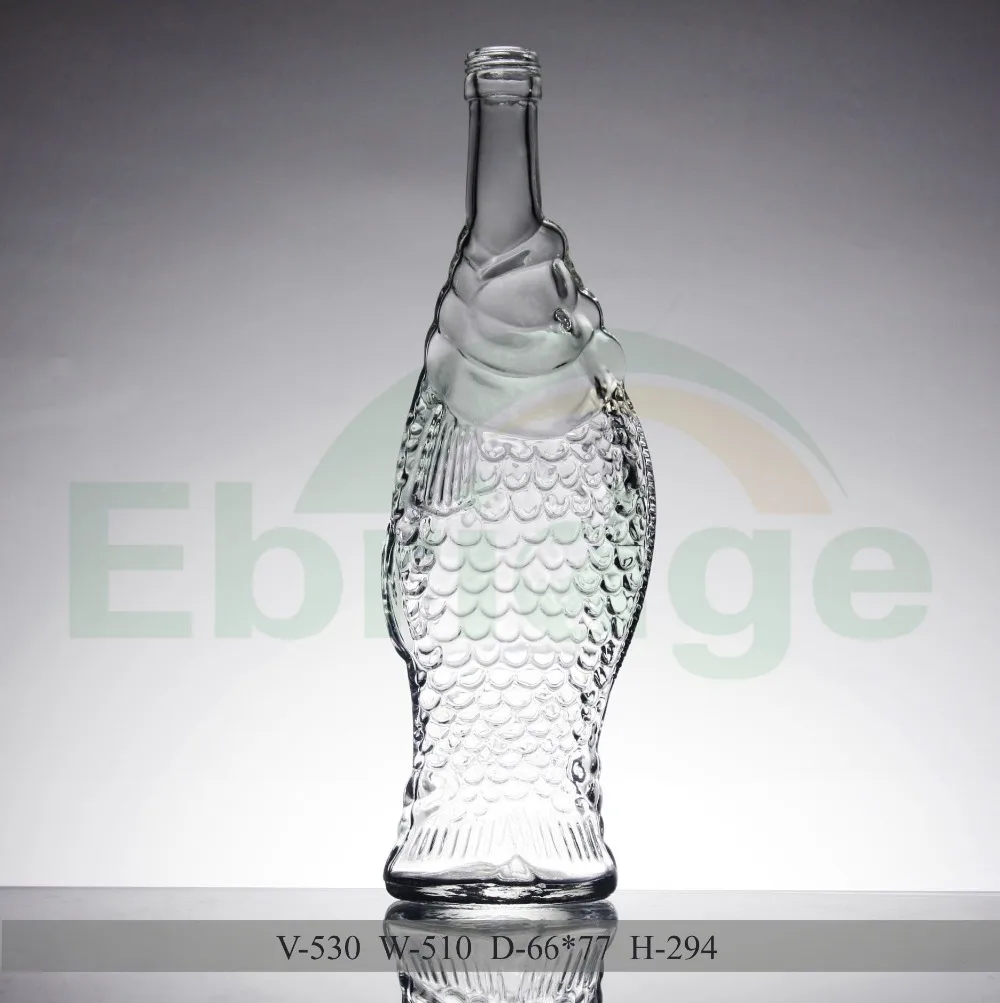 Download New Design 530ml Fish Shaped Clear Liquor Glass Vodka ... Yellowimages Mockups