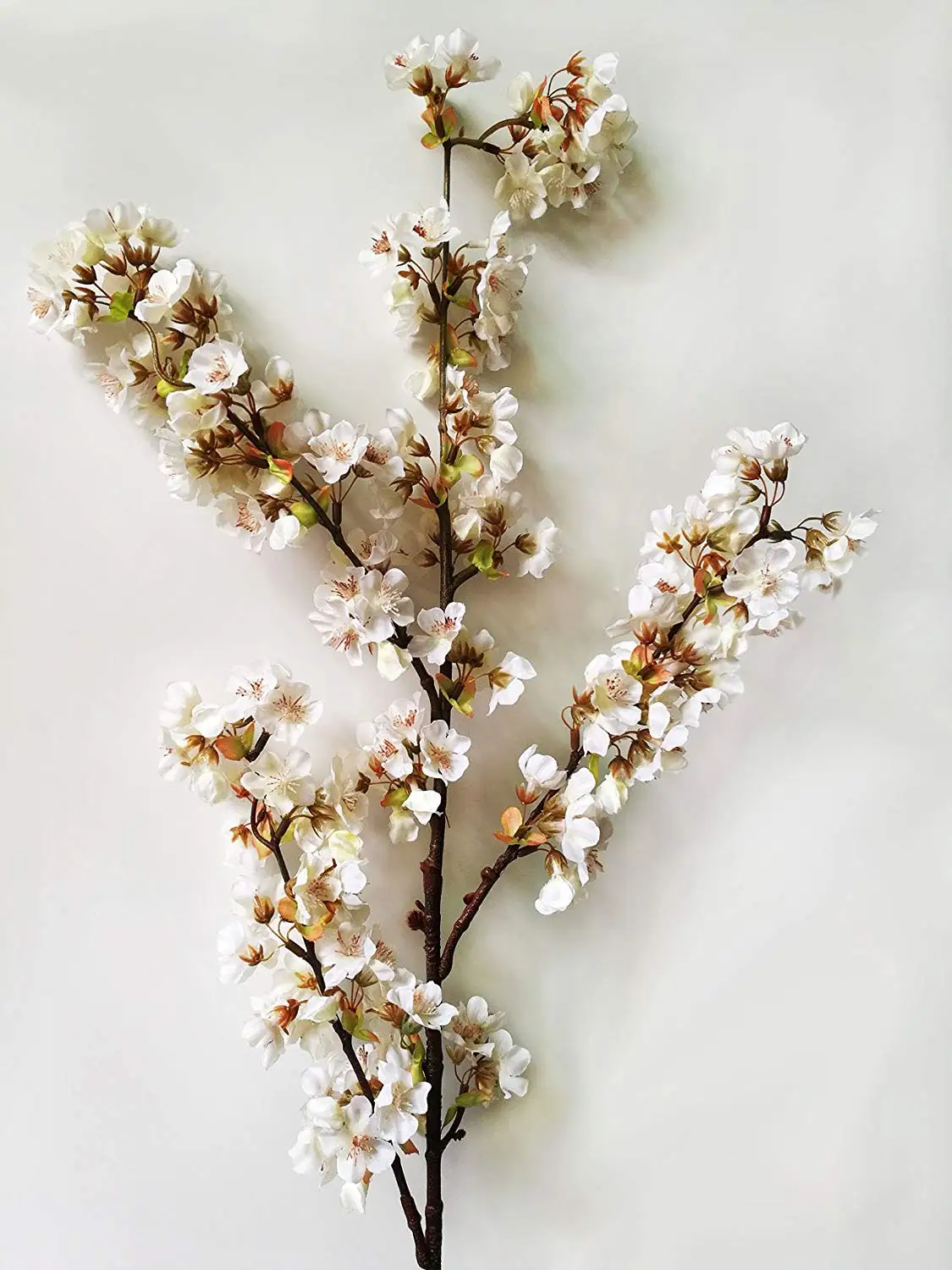 Artificial Cherry Blossom Branches Flowers Stems Silk Tall Artificial