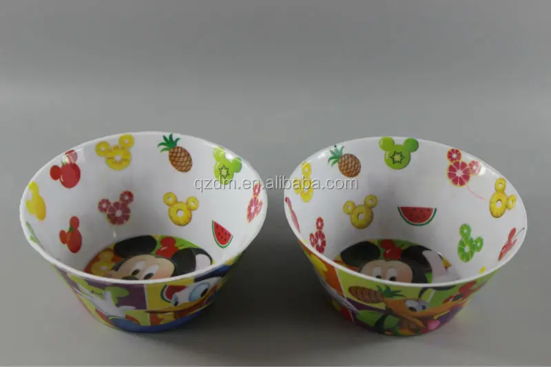 Double Side Print Melamine Kids Bowl