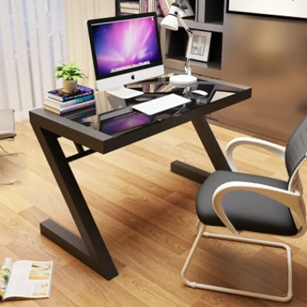 Modern Latest Design Hot Selling Glass Furniture Wooden Office Table