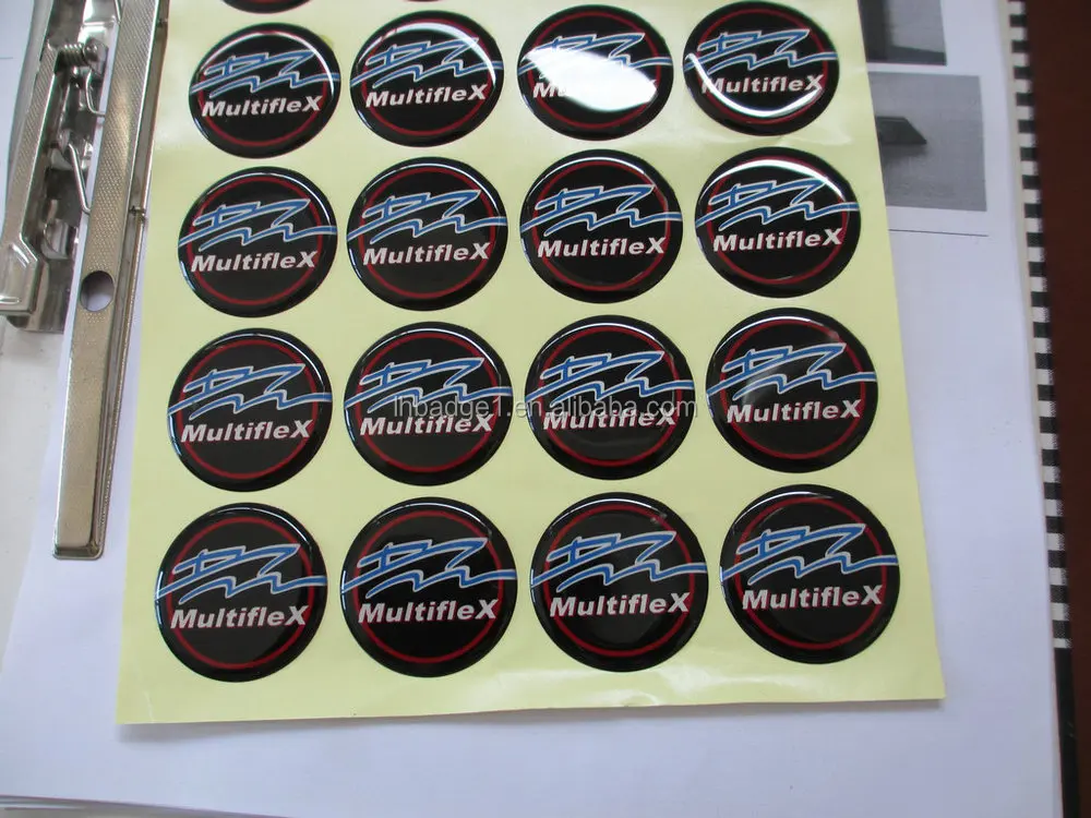 3d Epoxy Resin Dome Label,Pu Uv Resistant Resin Dome Sticker,Clear