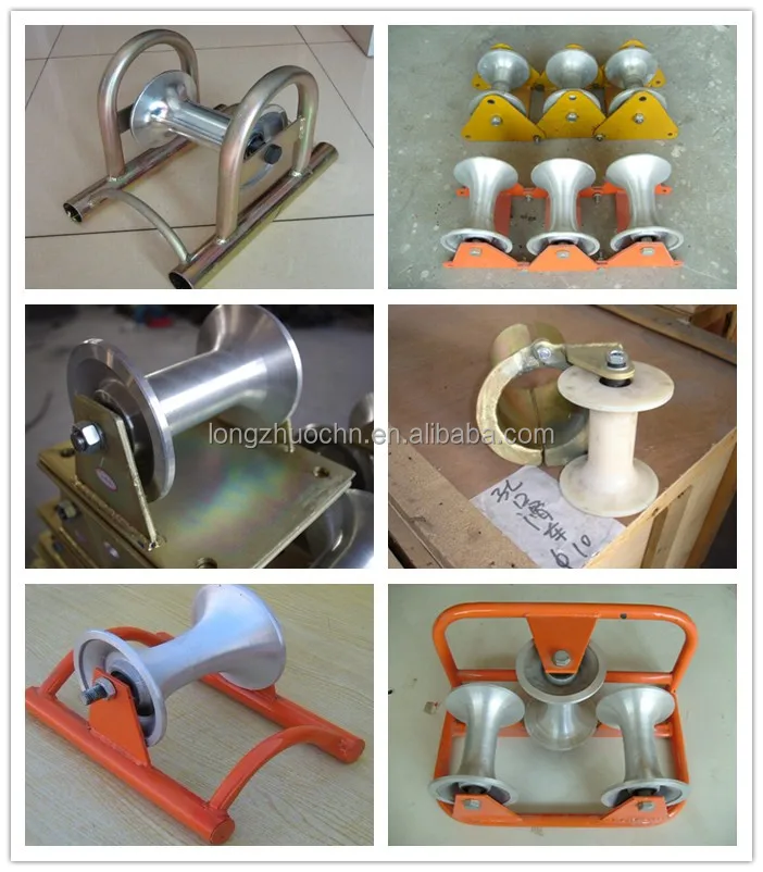 Heavy Duty Hanging Cable Rollers Wire Cable Pulleys - Buy Rope Wheel ...