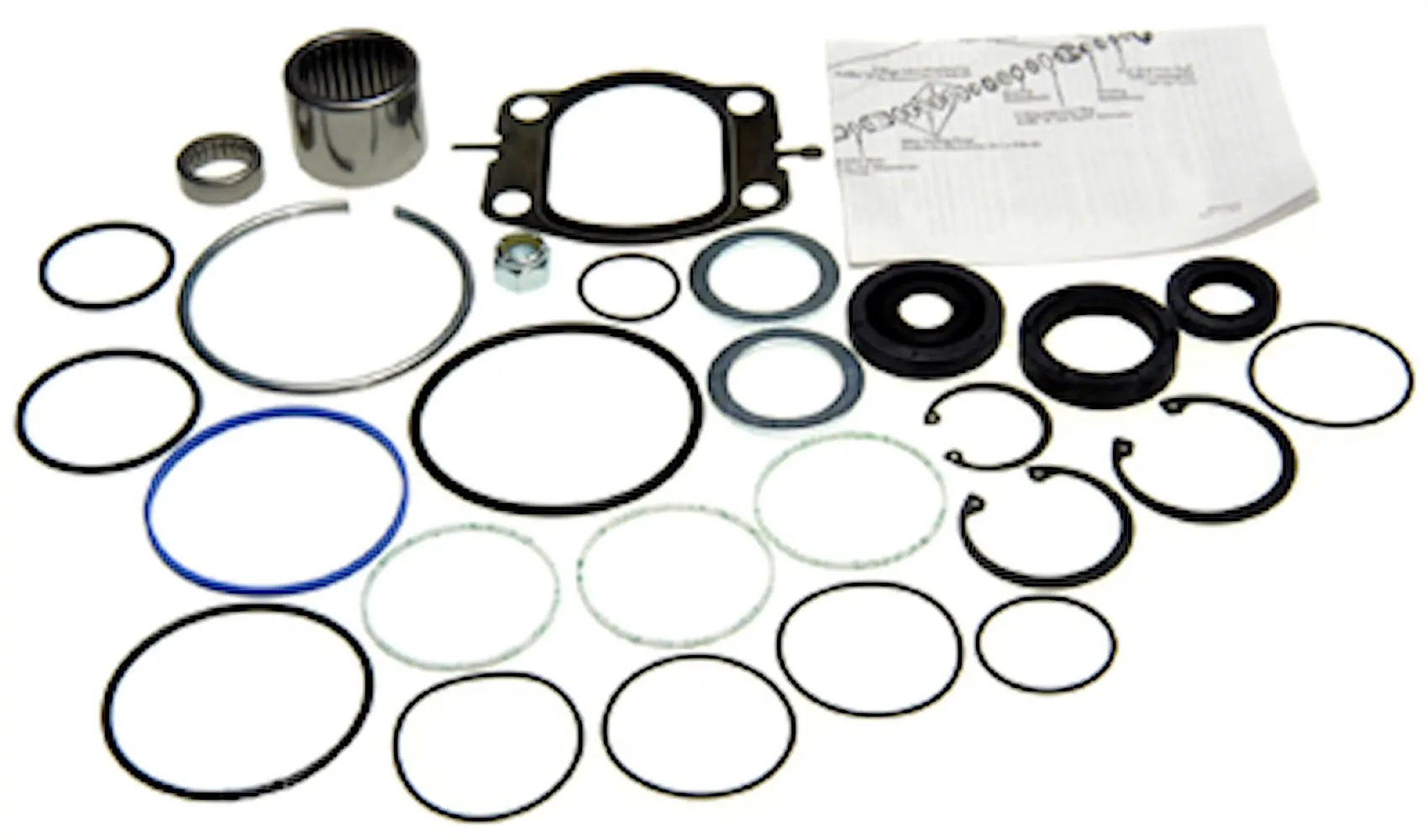Edelmann 7857 Power Steering Gear Box Complete Rebuild Kit