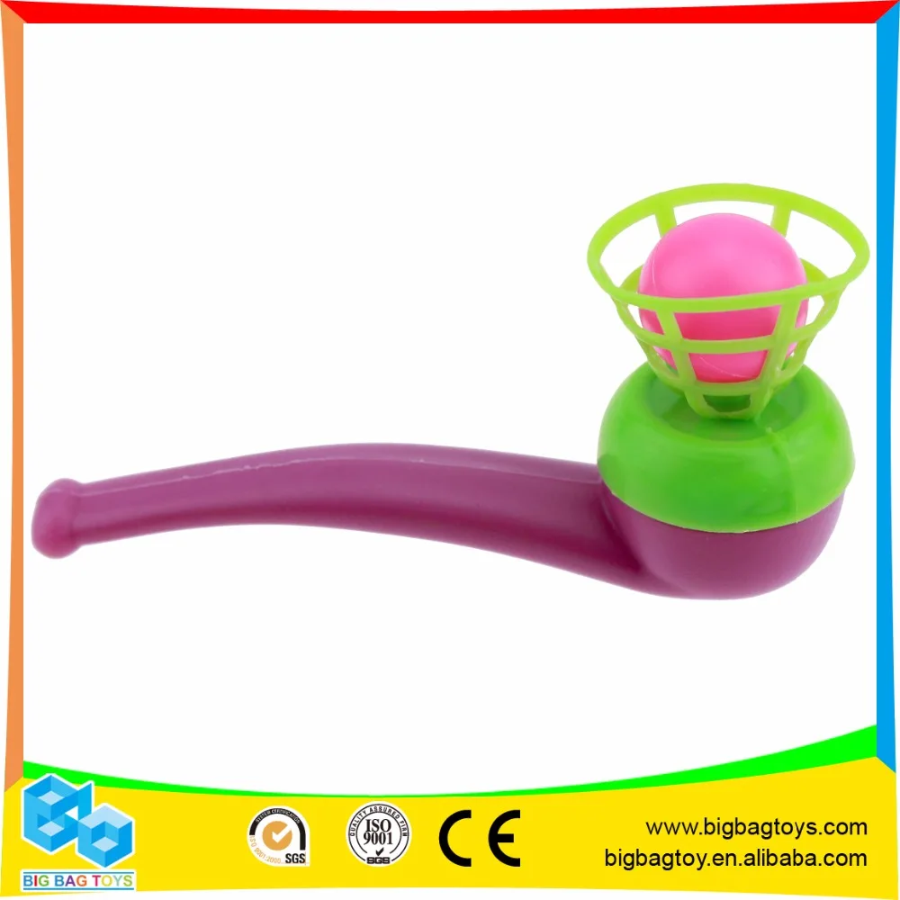 Best Selling 4 Color Plastic Blowing Pipe Toy With Ball For Children ...