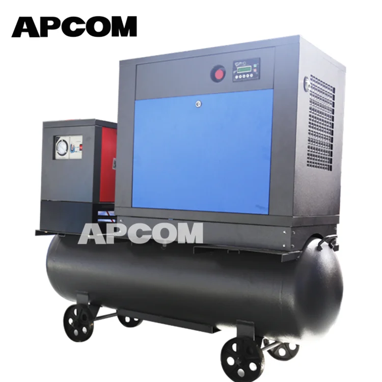 Low Noise 7.5kw 40 Cfm 40cfm Screw Air