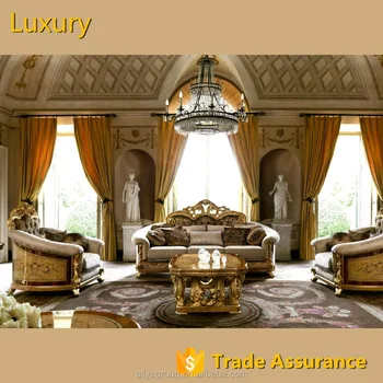 Gdm013 Decoration Furniture Sets Carved Wooden Luxury French Baroque Gdm013 Decoration Furniture Sets Carved Wooden Luxury French Baroque Living Room Sofa Set