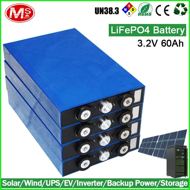 For Electric Car/ Bus /BMS/Motor 3.2v 60AH lithium battery cell pack