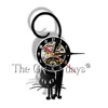 Life Cat Animals Life Partner Vinyl wall clock Model Wall decoration Black Personalized wall watch living room decor