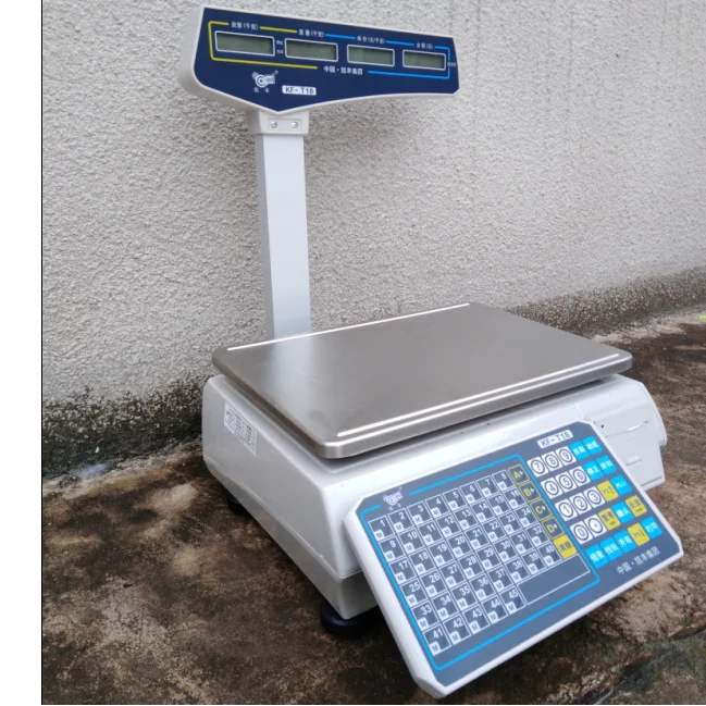 Digital Weighing Scale With Printer For Barcode Kft Buy Weighing