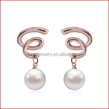 2017 New Arrival Korea High End Fashion Las Twisted Pearl 2017 New Arrival Korea High End Fashion Las Twisted Pearl Earrings Ep022