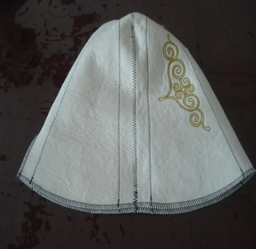 手工俄罗斯桑拿帽子毛毡桑拿帽子