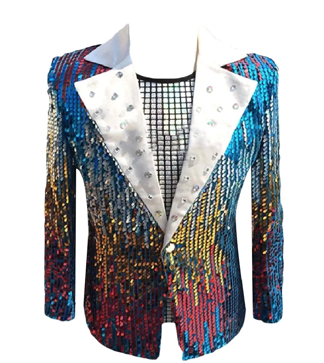 sequin tuxedo pants