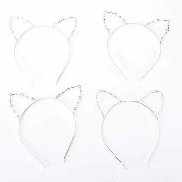 Cat Headband Accessories Girls Cat Ears Costume Floral Accessory ...