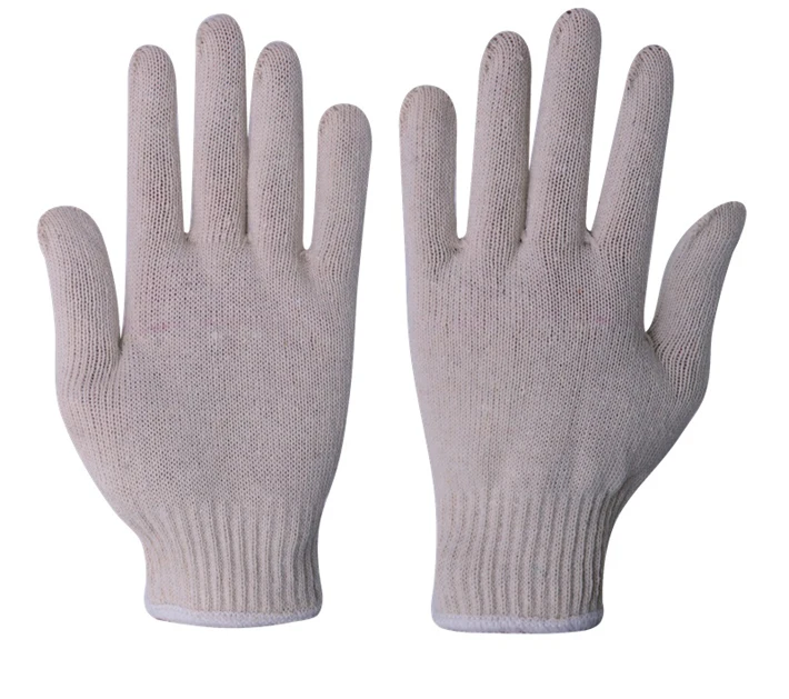 Knitted Cotton Gloves White Walmart With Cheap Price/cotton Gloves
