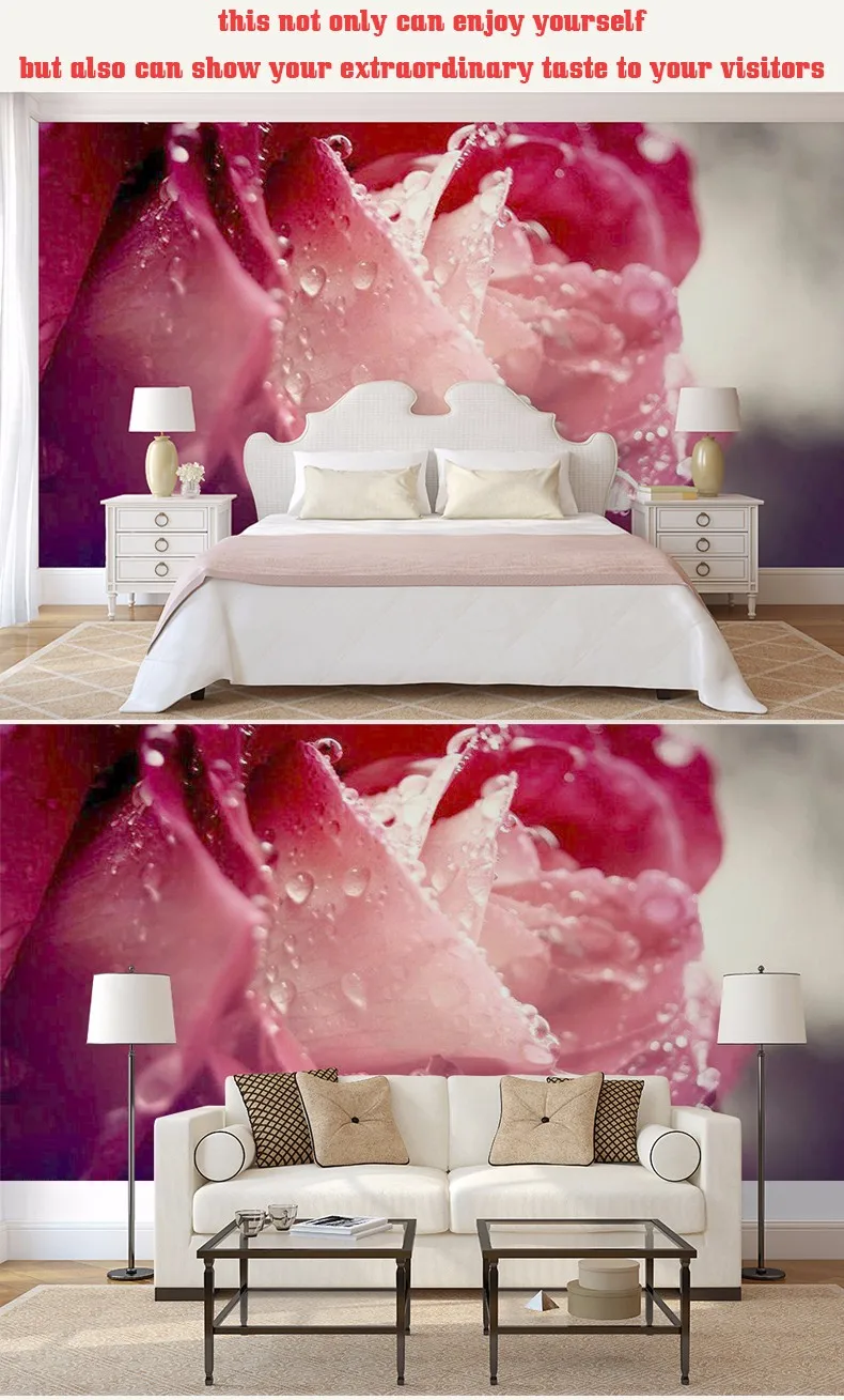 Wholesale Roman Style Wall Paper Brands 3d Wallpaper Flower Living